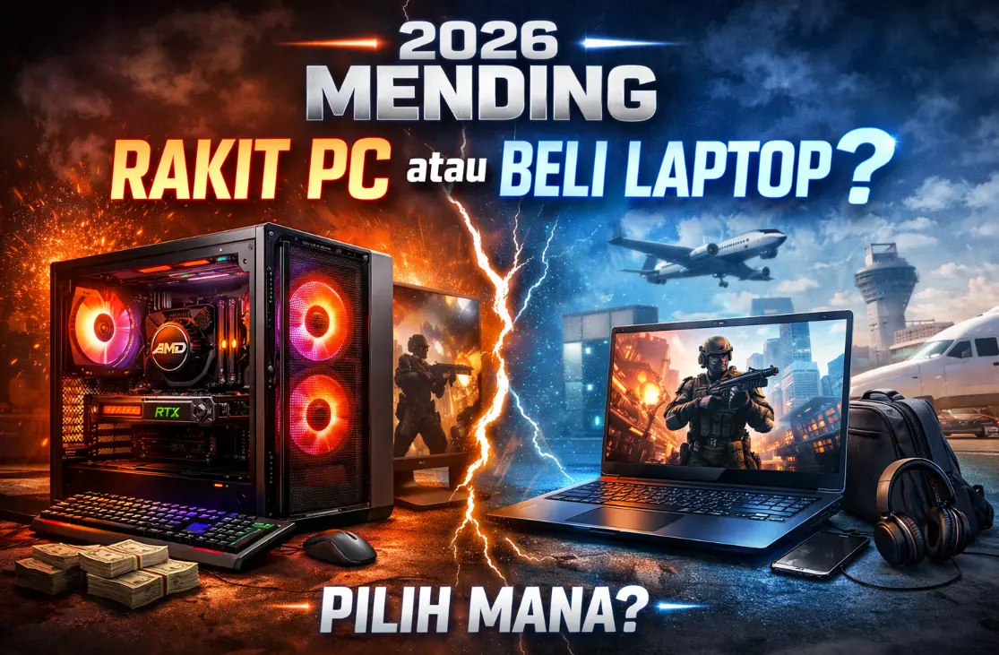 2026 Mending Rakit PC atau Beli Laptop?